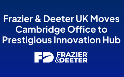 Frazier & Deeter UK Moves Cambridge Office to Prestigious Innovation Hub